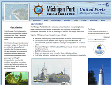 Tablet Screenshot of michiganportcollaborative.com